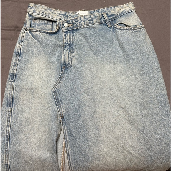 ZARA DENIM SKIRT - Picture 1 of 3